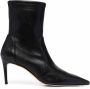 Stuart Weitzman Zwarte Strbootie Enkellaars Black Dames - Thumbnail 1