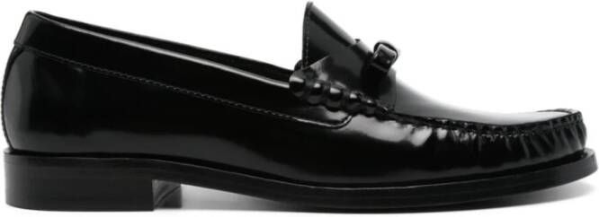 Stuart Weitzman Zwarte Strik Loafer Schoenen Black Dames