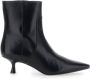 Stuart Weitzman Zwarte Zip Bootie Naomi 50 Black Dames - Thumbnail 1