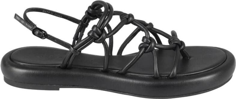 Studio Amelia Chunky Flat Sandalen Black Dames