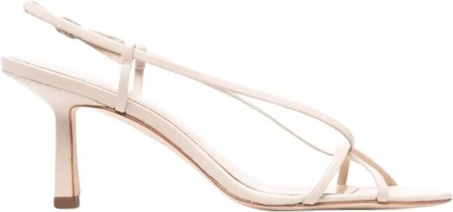 Studio Amelia Stijlvolle hoge hak sandalen in steen Beige Dames