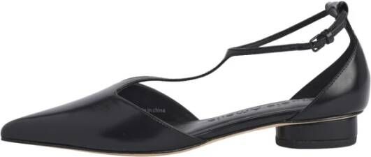 Studio Amelia Zwarte Ballerina Platte Schoenen Black Dames