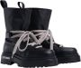 Stutterheim Chunky Lace Walker Leren Laarzen Black Dames - Thumbnail 1