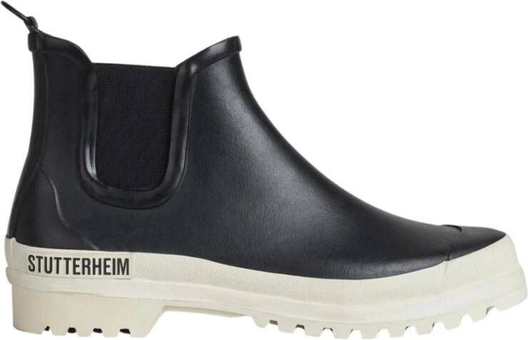 Stutterheim Klassieke Chelsea Rainwalker Regenlaarzen Black