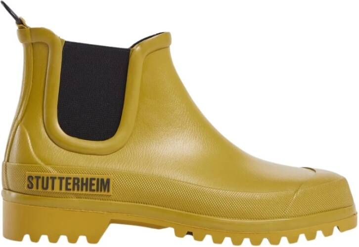 Stutterheim Klassieke Chelsea regenlaarzen Yellow Unisex