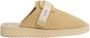 Suicoke Beige Leren Sandalen Vibram Zool Beige Dames - Thumbnail 4