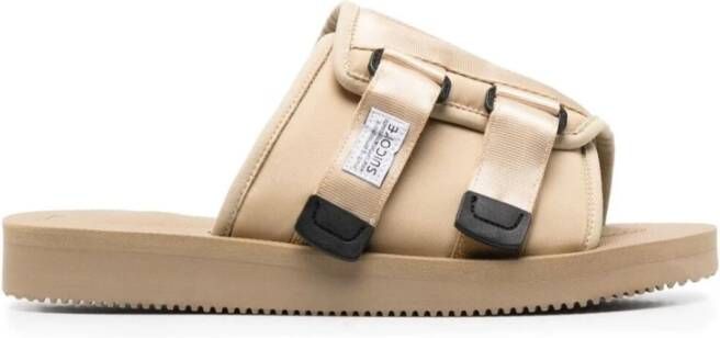 Suicoke Beigeylon Kaw-Cab Sliders Beige Heren