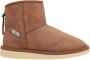 Suicoke Bruine Shearling Ritslaarzen Brown Dames - Thumbnail 1