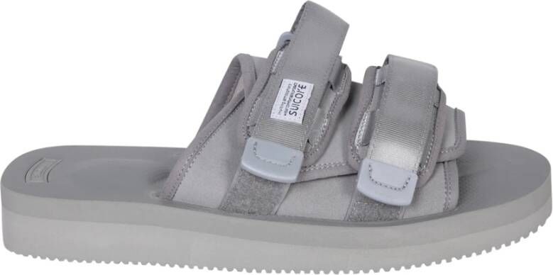 Suicoke Grijze Sandalen Stijlvol Comfortabel Antislip Gray Heren