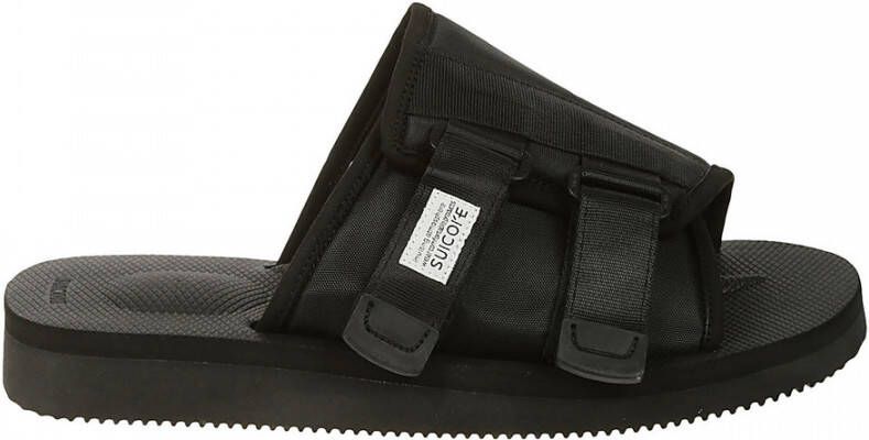 Suicoke Platte sandalen Zwart Unisex