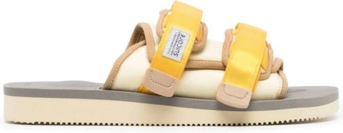 Suicoke Open-Toe Zomersandalen Yellow Unisex