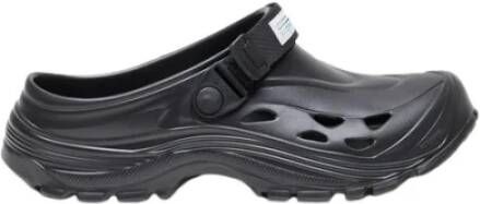 Suicoke Rubberen Sliders voor Dames met Verstelbare Bandjes Black Dames