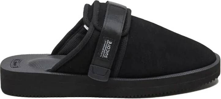 Suicoke Slip-Ons met moderne esthetiek en hoogwaardige materialen Black Heren