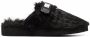 Suicoke Zwarte Nepbont Pantoffels Black Heren - Thumbnail 1