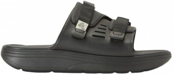 Suicoke Zwarte Logo Sandalen met Rubberen Zool Black Dames - Foto 1