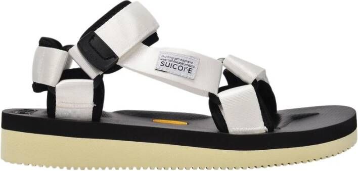 Suicoke Witte Nylon Depa-V2 Sandalen White Heren