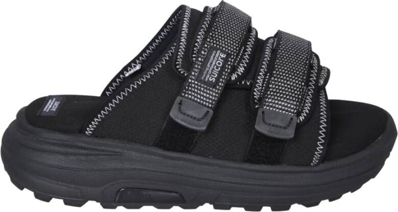 Suicoke Zwarte Sandalen Stijlvol Comfortabele Herenschoenen Black Heren