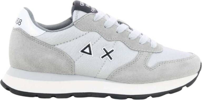 Sun68 Ally Bright Nylon Damesschoenen Zilver Gray Dames