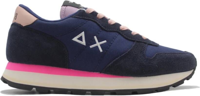 Sun68 Ally Solid Navy Blue Hardloopschoenen Multicolor Dames