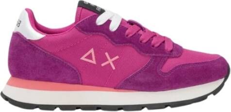 Sun68 Ally Solid Nylon Sneakers Purple Dames