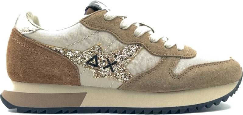 Sun68 Beige Stargirl Sneakers Beige Dames