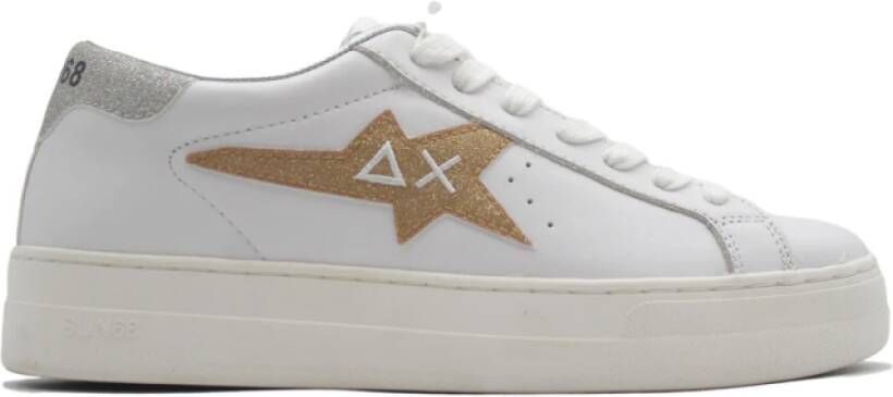 Sun68 Betty hardloopschoenen in goud zilver White Dames