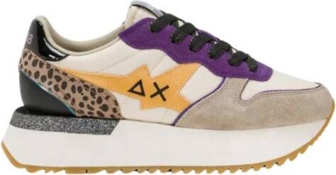 Sun68 Big Star Mix Materiaal Sneakers Multicolor Dames