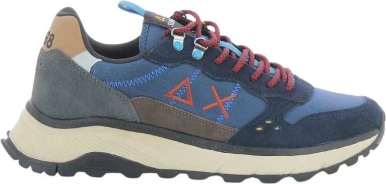 Sun68 Blauwe Fire and Camping Schoenen Multicolor Heren