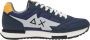 Sun68 Blauwe Sneakers Solid Heren Suède Blue Heren - Thumbnail 10