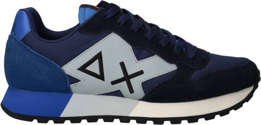 Sun68 Blauwe Solid Sneaker Blue Heren