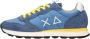 Sun68 Blauwe TOM Solid Nylon Heren Sneakers Blue Heren - Thumbnail 6