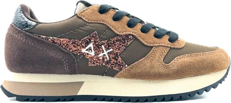 Sun68 Bruine Stargirl Sneakers Brown Dames