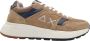 Sun68 Daddy Volpe Sneakers Donker Beige Brown Heren - Thumbnail 1