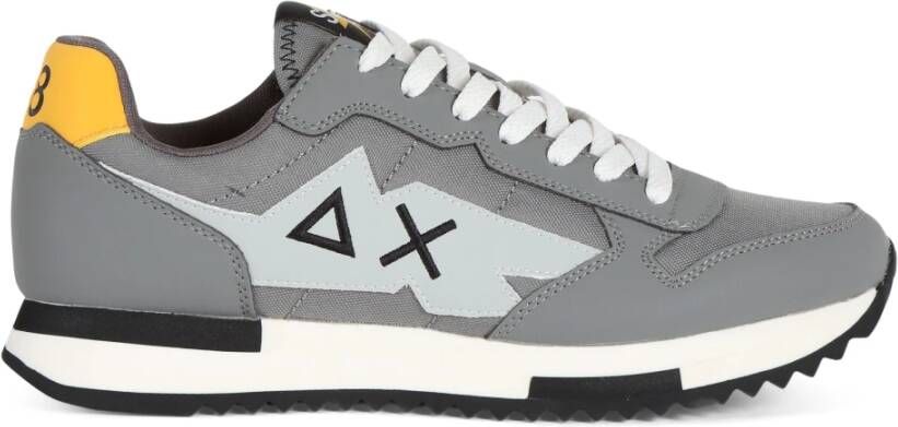 Sun68 Eco-vriendelijke Sneakers Niki Solid Gray Heren