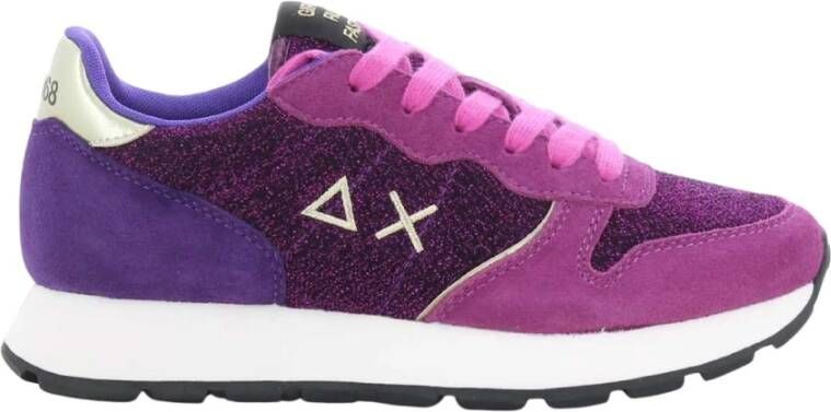 Sun68 Fuchsia Glitter Textiel Schoenen Multicolor Dames