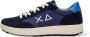 Sun68 Blauwe Leren en Stoffen Genius Schoenen Blue Heren - Thumbnail 1