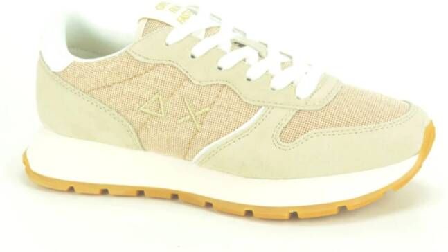 Sun68 Glitter Beige Runner Beige Dames