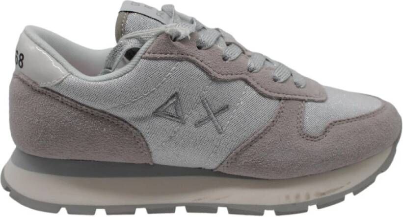 Sun68 Glitter Mesh Hardloopschoenen Gray Dames