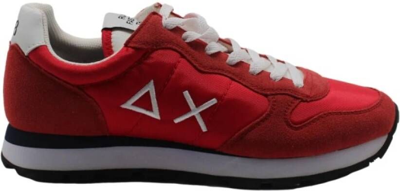 Sun68 Hardloopschoenen Tom Solid Rood Nylon Red Heren