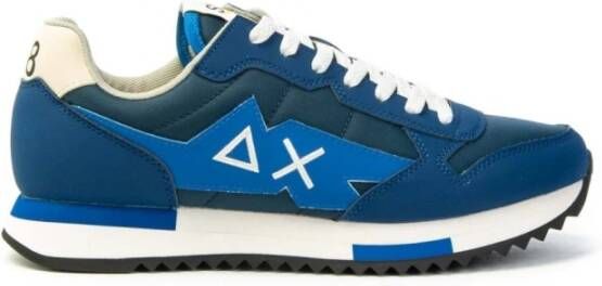 Sun68 Hardloopsneakers Niki Solid Heren Blue Heren