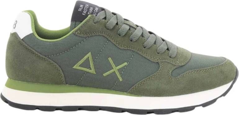 Sun68 Heren Khaki TOM Solid Schoenen Green Heren