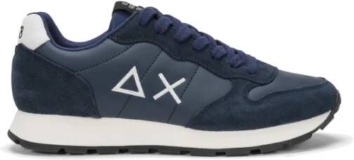 Sun68 Klassieke Navy Blauwe Sneakers Blue Heren