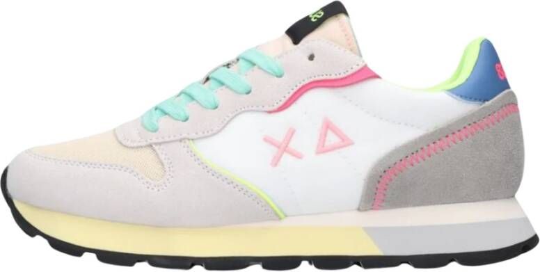 Sun68 Kleur Explosie Lage Sneakers voor Dames Multicolor Dames