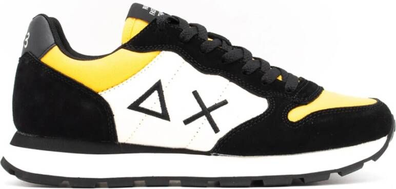 Sun68 Kleurrijke Sneakers voor Mannen Yellow Heren