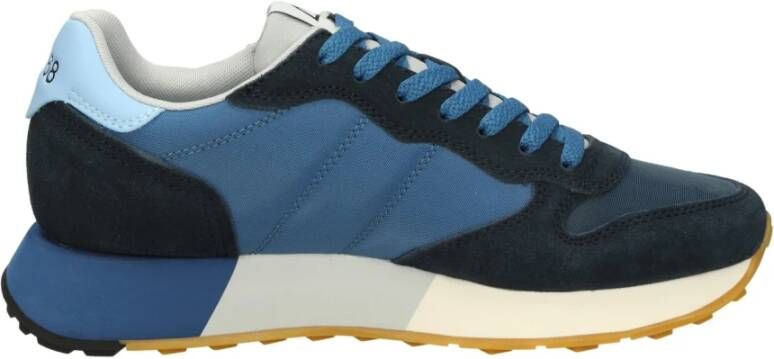 Sun68 Lage Bicolor Sneakers Blue Heren