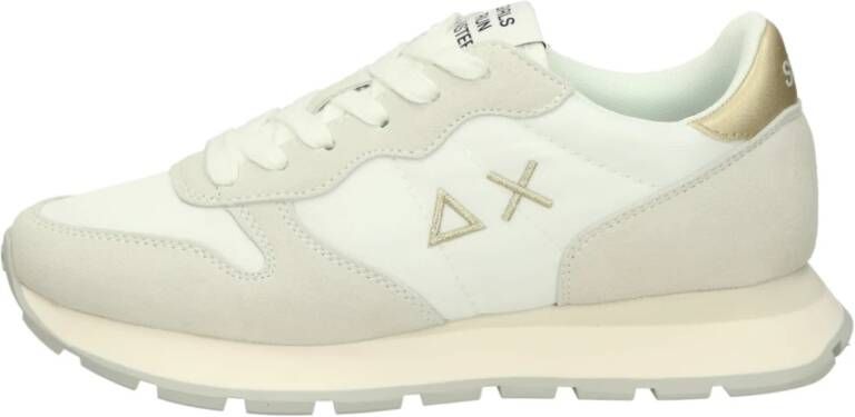 Sun68 Lage Sneakers Ally Gold Silver White Dames