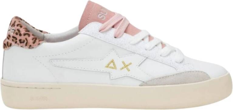 Sun68 Leren Damesschoenen Beige Dames