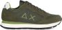 Sun68 Leren en Stoffen Sneakers TOM Solid Green Heren - Thumbnail 1