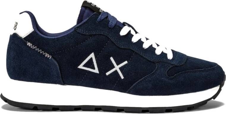 Sun68 Navy Blauwe Sneaker Z43106 07 Blauw Heren