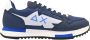 Sun68 Navy Blauwe Solide Sneakers Blue Heren - Thumbnail 1